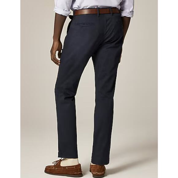 J.Crew 770 Straight-Fit Core Stretch Chino Pants Mens W32 L30 Blue AR886 Twill - Picture 2 of 9